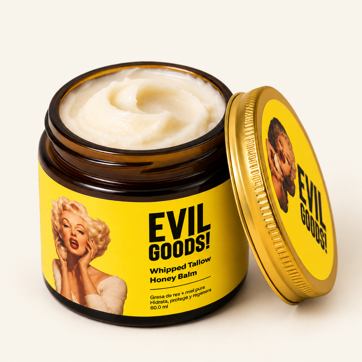 Crema de Sebo de Res + Miel de Manuka · Evil Goods